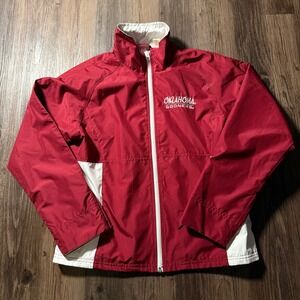 Oklahoma Sooners Ladies Jacket Size S Red Oak‎ Sportswear Windbreaker NCAA